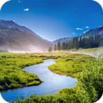 landscape wallpapers 4k android application logo